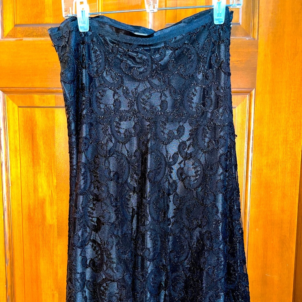 White House Black Market Black Skirt